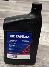 Aceite de engranajes genuino GM ACDelco Dexron LS 75W-90 32 oz cuarto de galón, 88862624