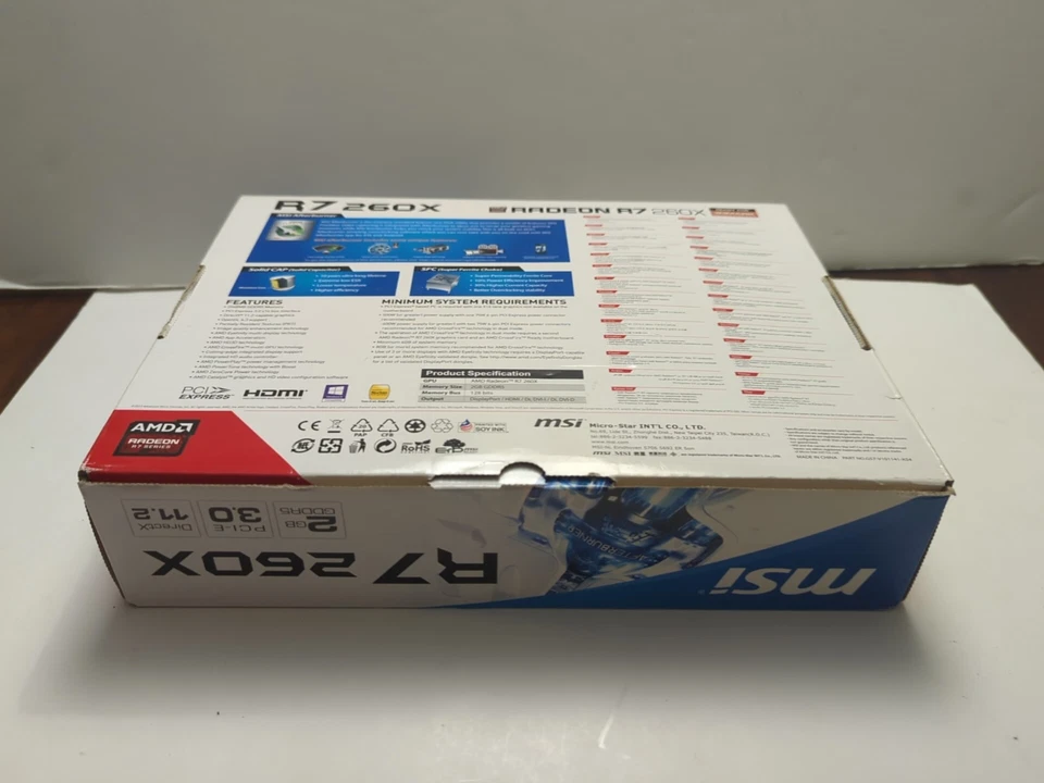 MSI R7 260X 2GD5 OC GDDR5 2GB PCI-E 3.0 x16 Video Graphics Card - Image 4 of 4