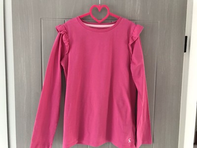 Joules Mädchen Joya Top Langarm hellrosa Alter 11