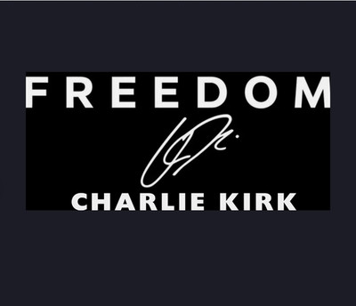 FREEDOM CHARLIE KIRK  Vinyl Die Cut Car Decal Sticker - FREE SHIP!!