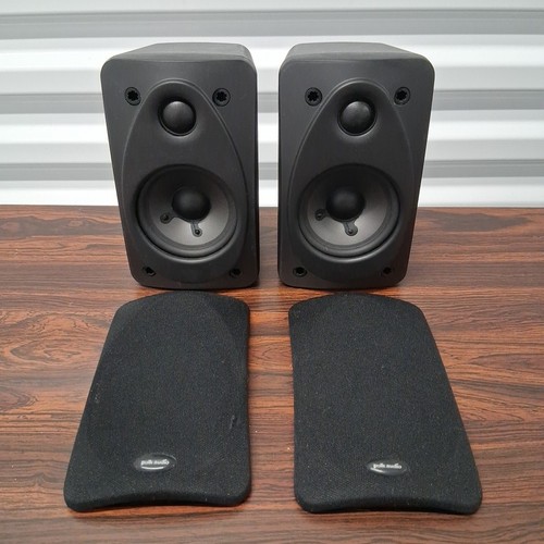 Polk Audio RM2300 Satellite 2-Way Bookshelf Speaker Pair TESTED WORK GREAT!