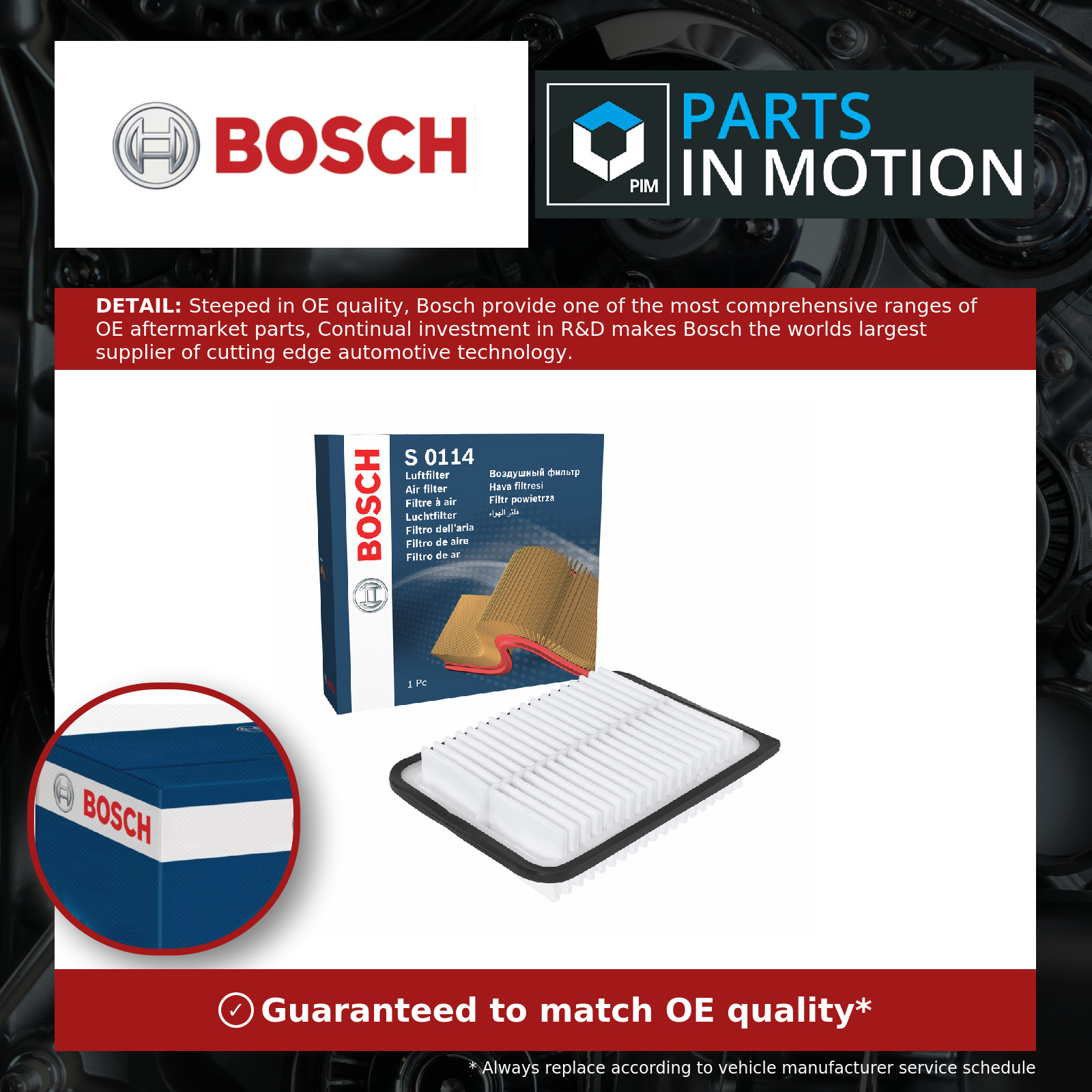 2x ✅Fits BOSCH FILTRY F 026 400 114 AIR FILTER ⭐UK Seller⭐ - Image 20