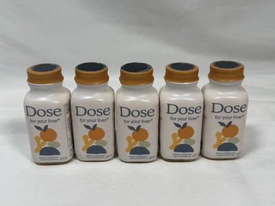 (5) Bottles of Dose For Your Liver Dietary Supplement 2 Oz Each