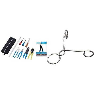 Hozan Elektriker Fähigkeiten Prüfung Werkzeug Set: Grundwerkzeuge + P-958VVF Abisolierer Dk-28, B