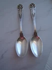 2 VINTAGE GORHAM STERLING SILVER TEASPOONS 5 1/2" 40 GRAMS