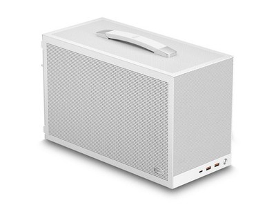 PCCOOLER CPS K101 MESH PC Case, Portable Desktop Mini ITX Case, Four-side SPCC