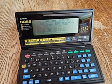 EUC Casio Japan SF-8000 BOSS Business Organizer System 64KB Memory, Manual, Box