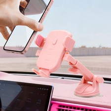 Car Phone Holder 360 Adjustable Suction Dashboard Mount for 4-7.2"iPhone Android