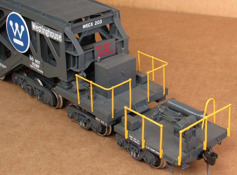 Overland /AJIN Westinghouse Schnabel Flatcar w/Transformer Load O-Scale 2-Rail * - Image 4 of 4