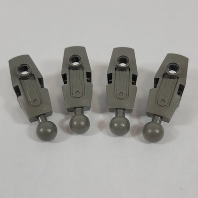 4X LEGO Bionicle OLD DARK GREY Rahkshi Leg Upper Section Part Lot 44148