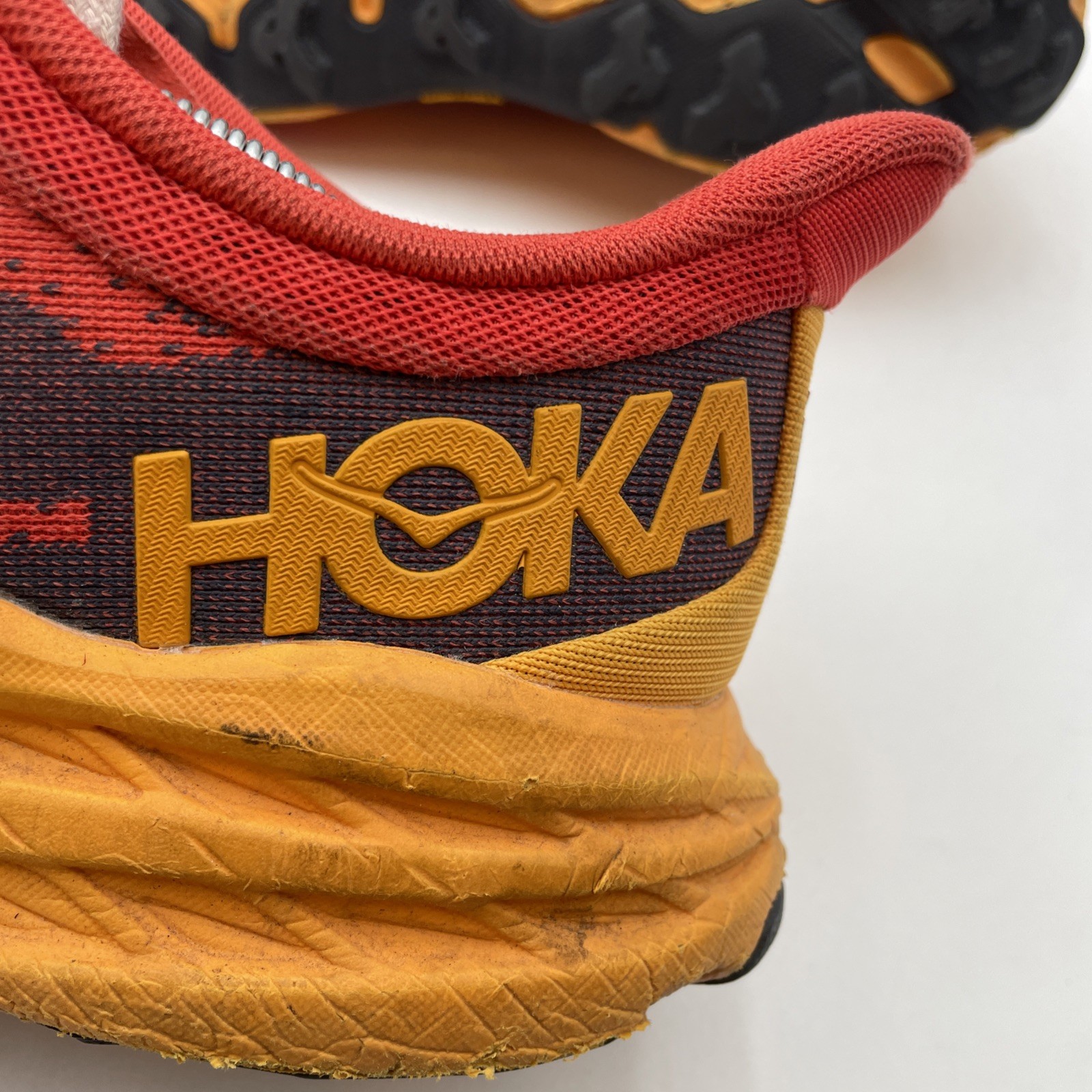 Hoka One One Speedgoat 5  Mens Size 12D Fiesta Radiant Yellow Shoes 1123157 FRYL thumbnail 7