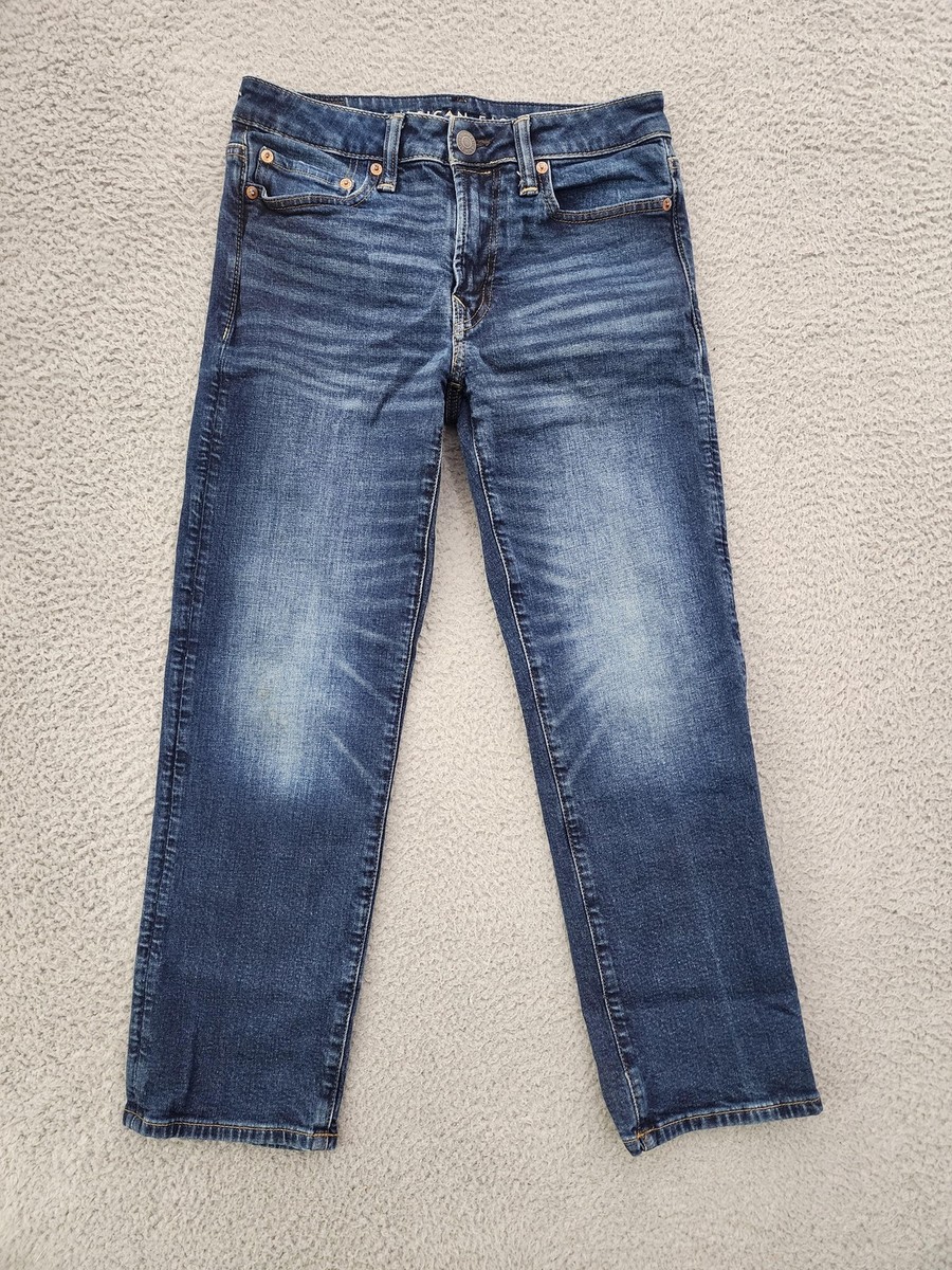 American Eagle Jeans Mens 28x26 Blue AirFlex+ Original Straight