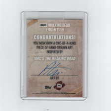 Walking Dead with Sketch Collectable Trading Cards for sale | eBay