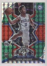 2021 Mosaic Rookies Choice Red & Green Prizm Jaden Springer #226 Rookie RC 0y59
