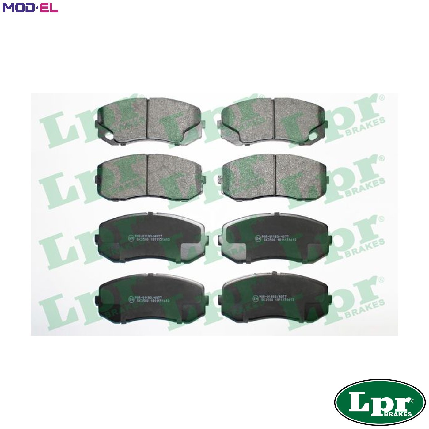 BRAKE PAD SET DISC BRAKE 05P1613 FOR MITSUBISHI 4M42-3AT4/3AT2/0AT 3.0L 4cyl