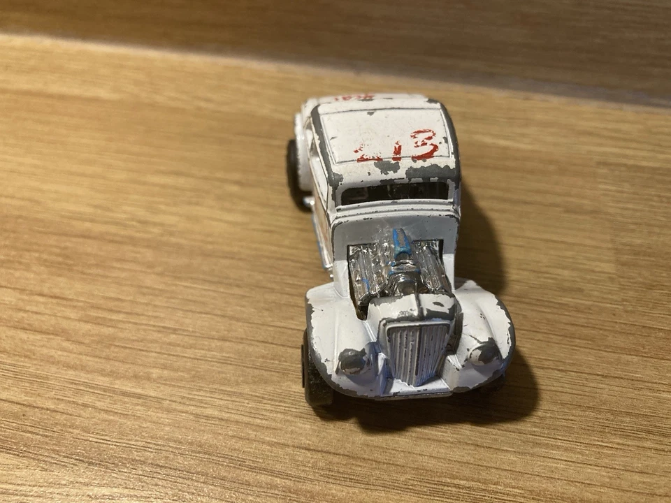 Matchbox Superfast 69 33” Willys Street Rod Car - White - Image 2 of 4