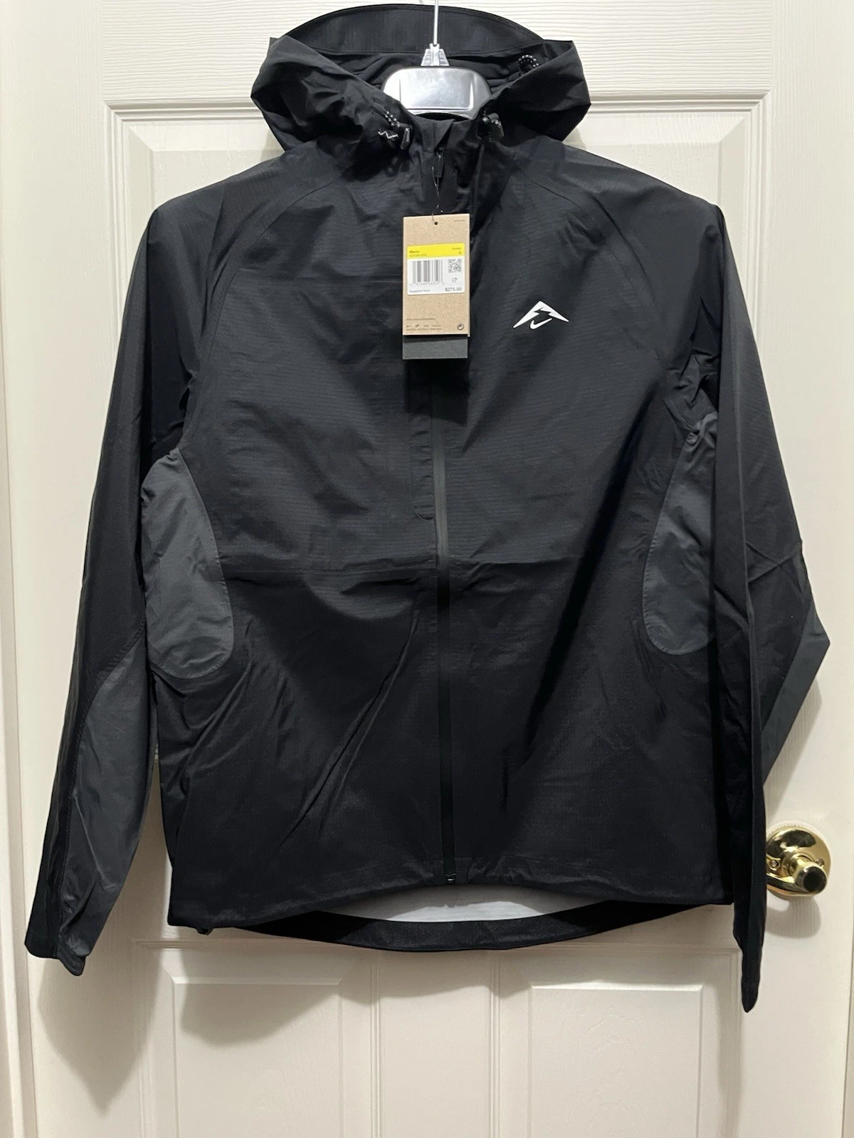 Nike Cosmic Peaks Storm-FIT ADV Running Jacket Black Men's Size S FZ1084-010 NWT