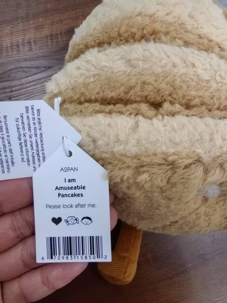Jellycat Amuseables Fran Pancakes Plush Toy 100 Authentic A2PAN