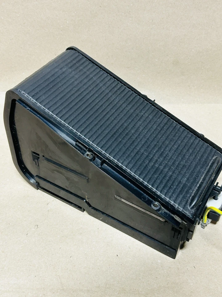 96-02 Mercedes R129 SL500 SL600 consola central portavasos tapa enrollable negro OEM Foto 4 de 4