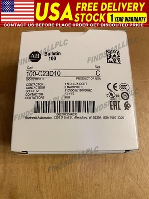 100-C23D10 New Factory Sealed AB ONE YEAR WARRANTY FAST DELIVERY 1PCS