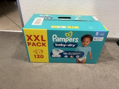 Pampers Baby-Dry Größe 5 , 11 kg - 16 kg, 120 Stück 
