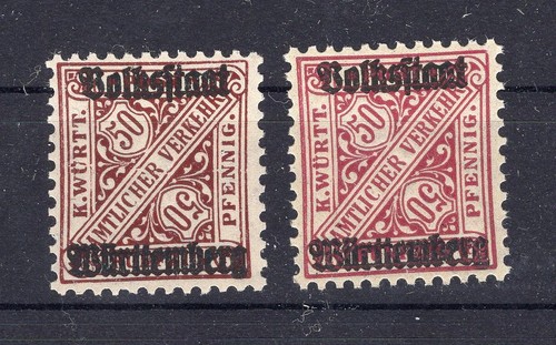Württemberg 269a+b MNH Mint MNH Mint (y74890)