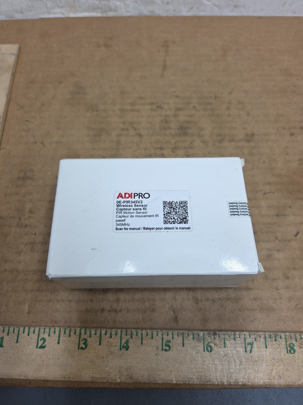 Qty: 1 Sealed 0E-PIR345V2 - ADI PRO Wireless 345 MHz Motion Detector