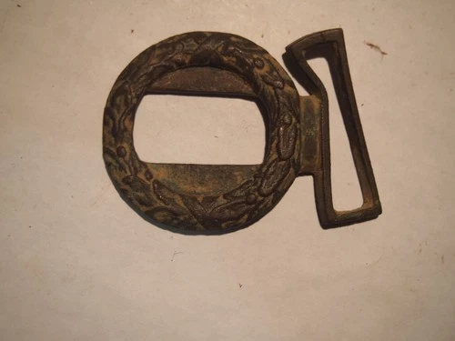 Civil War Dug Wreath Buckle From Near Richmond, Confederate?