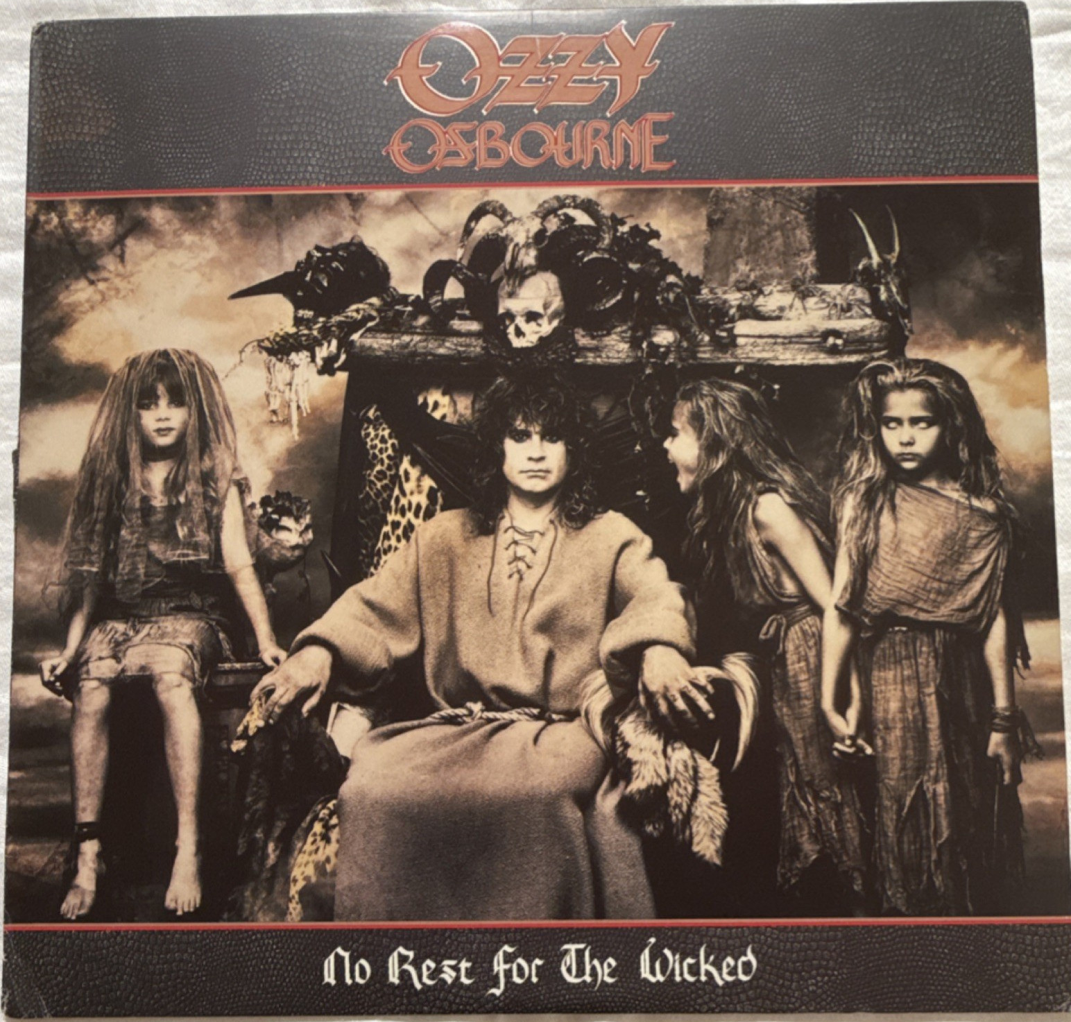 Ozzy Osbourne No Rest for the Wicked 1988 LP 44245 Vinyl
