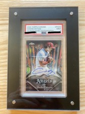 Shohei Ohtani 2022 Topps Chrome Club Plaques Auto /99 PSA 9 Mint SSP