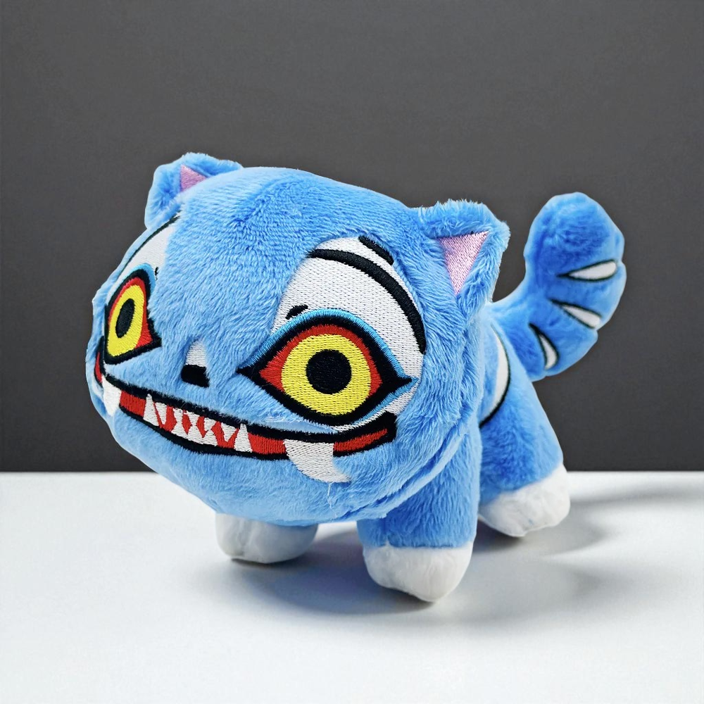 18cm Derpy Tiger Plush Toy, Funny Stuffed Animal, Cute Gift for