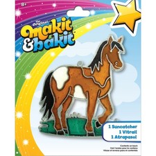 Colorbok Makit  Bakit Suncatcher Kit-Horse