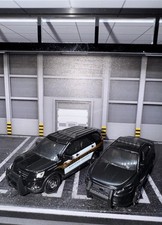 Lot Of 2 Matchbox Kootenai County Ford Interceptor SUV & Unmarked Black Sedan