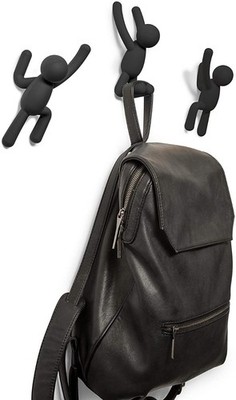3 BUDDY HOOK HÄNGER SCHWARZ UMBRA Küche Kleider