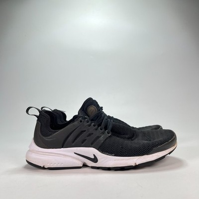 Nike Air Presto Black White Lace Up Comfortable Lifestyle Sneakers Womens Size 8