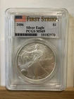 2006 Silver Eagle PCGS MS69 First Strike $1 1oz .999 Fine Silver Coin BU