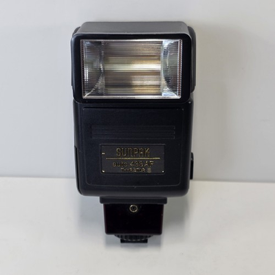 #ad Sunpak Auto 433 AF Shoe mount Thyristor Flash for Minolta AF Untested $17.99
