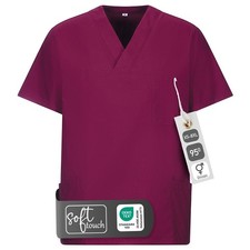 Exner Damen Herren Schlupfjacke Kasack OP-Kasack Altenpfleger ind. Druck/Stick