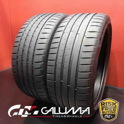 Set of 2 Tires LikeNEW Michelin Pilot Sport 4S N0 XL 245/35ZR20 NoRepairs #95986