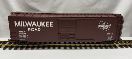 Trenes EE. UU. R19319A Milwaukee Road escala G vagón de caja 50’ #55393 LN | Condition: Used