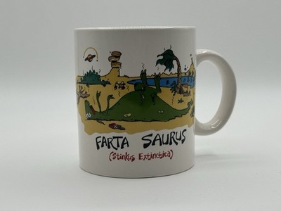 John Lamb Farta Saurus Dinosaur Coffee Mug by Papel Colorful Vintage