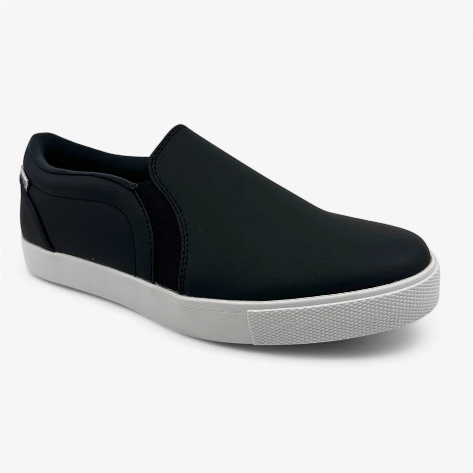 PUMA Tustin Fusion Slip On Black White Womens Spikeless Golf Shoes - Image 2 of 4