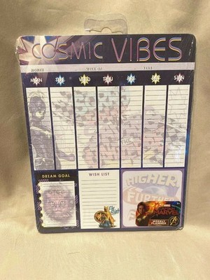 Captain Marvel Weekly Planner Pad NEW