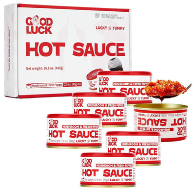 GOOD LUCK Mushroom Hot Sauce, Spicy Chili Oil and Chili Paste with High-Grade...