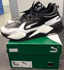 PUMA RS-X Black/White Low Top Lace-Up Men's Athletic Sneaker 374486-01