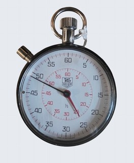 TAG Heuer Vintage 1/5 Sec Flyback Stopwatch Manual Wind Swiss Made Retro Style