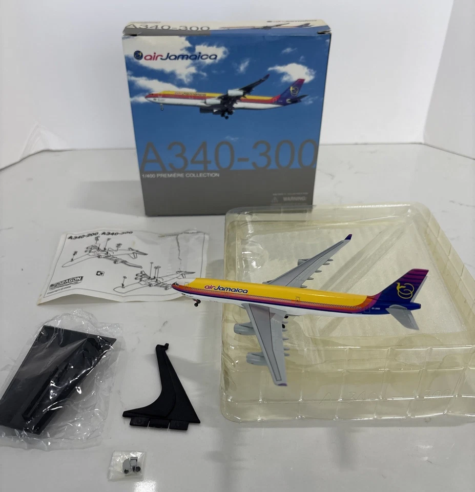 1:400 Dragon Wings 55266 Air Jamaica Airbus A321 Premiere Collection Diecast - Image 3 of 4