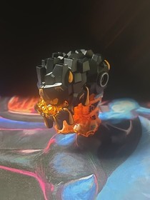 LEGO Power Miners Eruptorr Rock Monster BigFig PM029 Set 8191 *Incomplete* AS IS