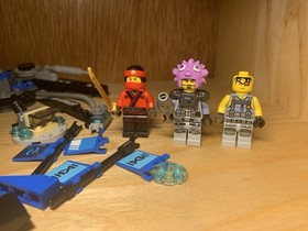 Lego Ninjago Movie 70611 Water Strider Incomplete W/ 3 Minifigures