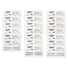 10 Packs AZDENT Dental Ortho Braces Brackets Mini/Standard MBT/Roth 022/018 Hook